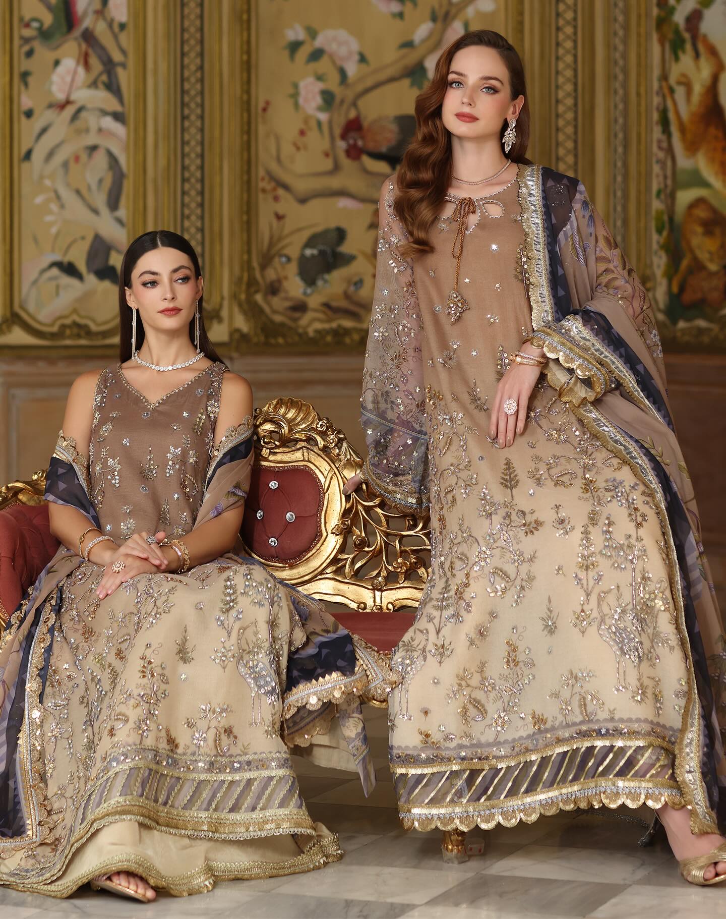 NOOR FESTIVE BY SAADIA ASAD- UNSTITCHED WEDDING EDIT'25