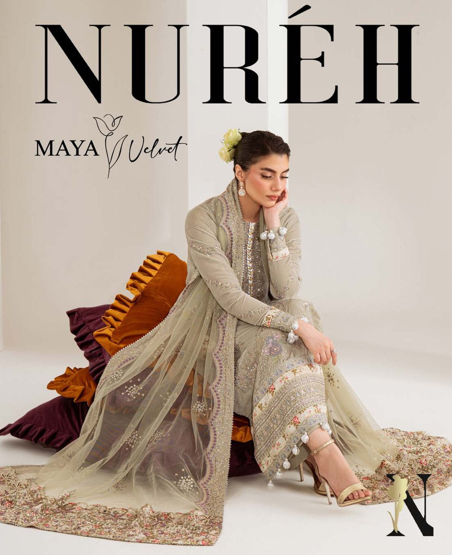 MAYA VELVET- UNSTITCHED EDITION'25 BY NUREH