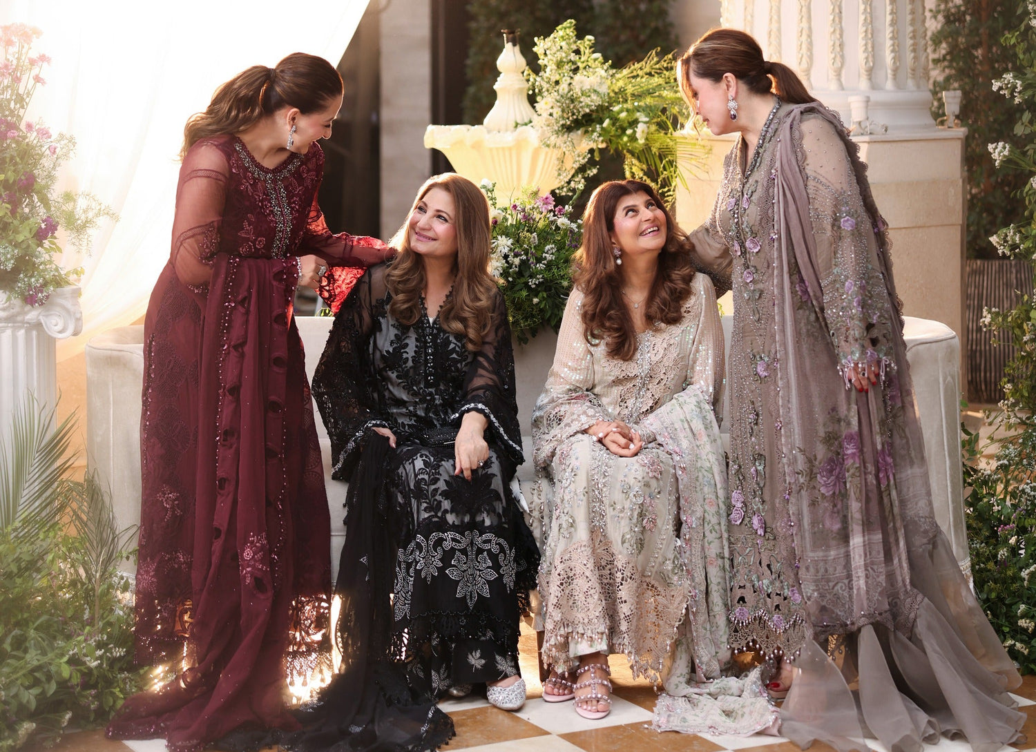 Maria.B Unstitched Luxury Chiffon- 2026
