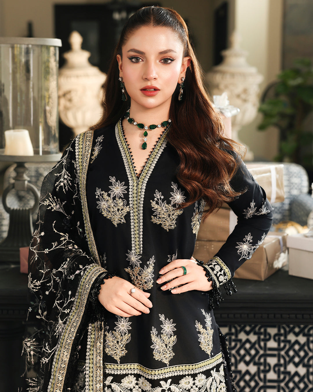 Mah e Neer- Unstitched Lawn Edit'26- Bari Eid