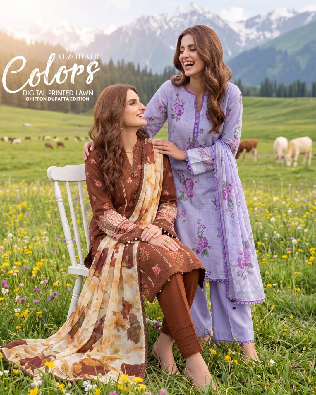 Colors- Digital printed Lawn Edition'26