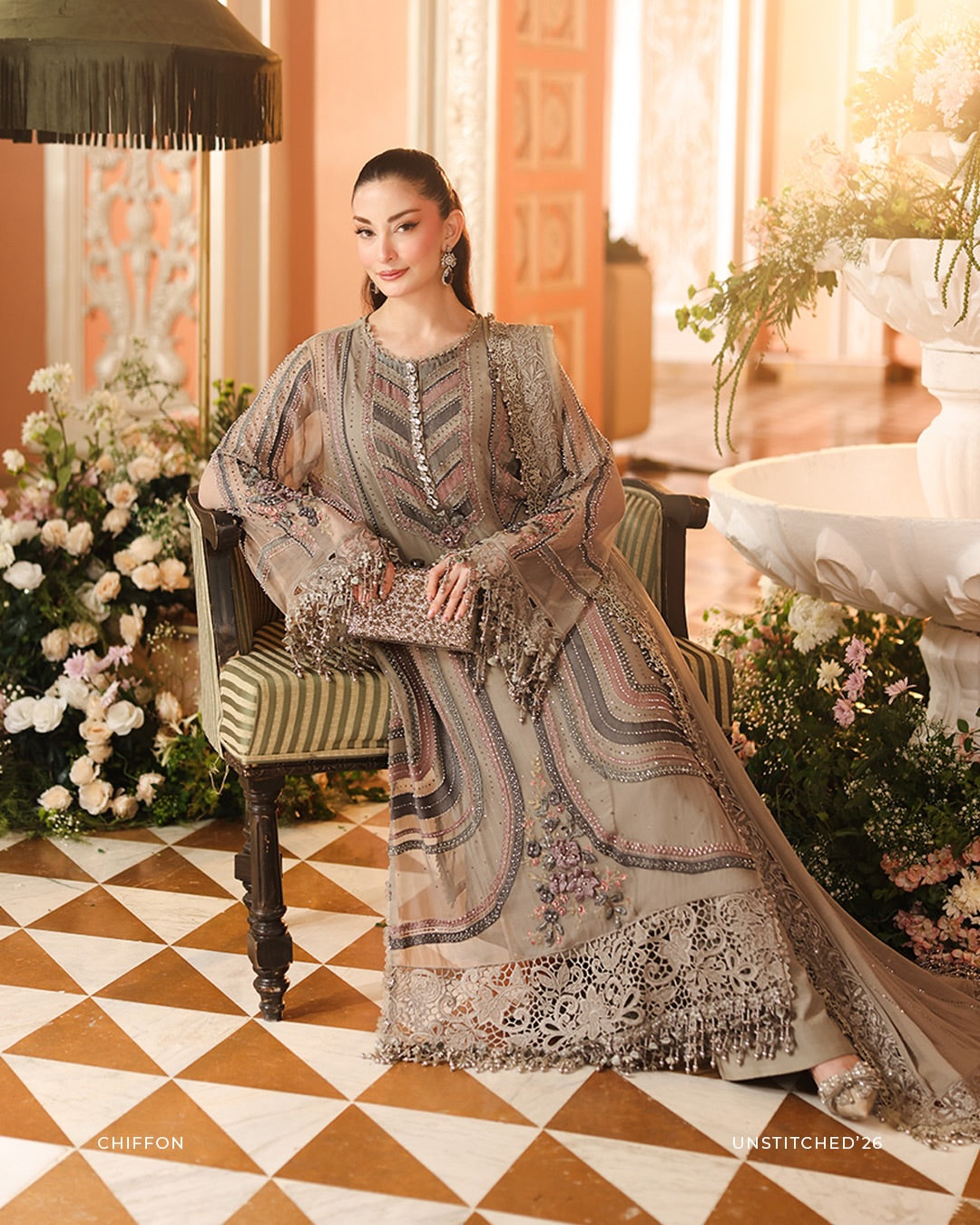 Maria. B Chiffon- Unstitched Edition'26
