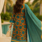 3PC Unstitched Printed Lawn Silk Suit (SUNS7ASI179)