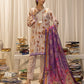 3pc Unstitched - Printed Lawn Silk Suit (ASI024)