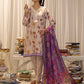 3pc Unstitched - Printed Lawn Silk Suit (ASI024)