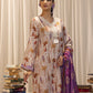 3pc Unstitched - Printed Lawn Silk Suit (ASI024)