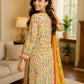 3PC Unstitched Printed Lawn Silk Suit (SUNS7ASI173)