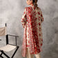3pc Unstitched - Printed Lawn Silk Suit (ASI025)