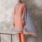 3pc Unstitched - Printed Lawn Silk Suit (ASI031)