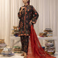 3pc Unstitched - Printed Lawn Silk Suit (ASI020)