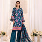 3PC Unstitched Lawn Silk Printed Suit (ASI137)