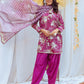 3PC Unstitched Printed Lawn Silk Suit (SI009)