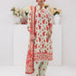 3PC Unstitched Printed Lawn Silk Suit (ASI084)