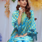 3pc Unstitched - Printed Lawn Silk Suit