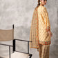 3pc Unstitched - Printed Lawn Silk Suit (ASI027)