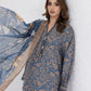 3PC Unstitched Printed Lawn Silk Suit (ASI073)