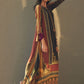 Ophelia Onyx Crepe Kaftan with Dupatta