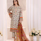 3PCnstitched Lawn Silk Printed Suit (ASI136)