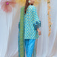 3pc Unstitched - Printed Lawn Silk Suit