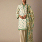 3pc Unstitched - Printed Lawn Silk Suit (ASI036)