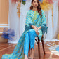 3pc Unstitched - Printed Lawn Silk Suit