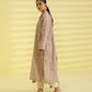 PRINTED LAWN SUIT - Laurel and Blush Pink