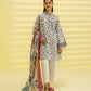 PRINTED LAWN SUIT - Off white