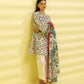 PRINTED LAWN SUIT - Off white