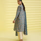 PRINTED LAWN SUIT - Tea Pink and Teal grey