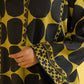 PRINTED LAWN SUIT - Black and Yellow