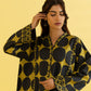 PRINTED LAWN SUIT - Black and Yellow