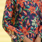 PRINTED LAWN SUIT - Navy Blue
