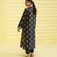 PRINTED LAWN SUIT - Black and White
