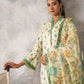 3pc Unstitched - Printed Lawn Silk Suit (ASI036)