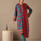 3pc Unstitched - Printed Lawn Silk Suit (ASI030)