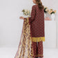 3pc Unstitched - Printed Lawn Silk Suit (ASI074)