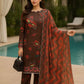 3PC Unstitched Printed Lawn Silk Suit (SUNS7ASI168)