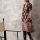 3pc Unstitched - Printed Lawn Silk Suit (ASI026)