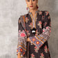 3pc Unstitched - Printed Lawn Silk Suit (ASI026)