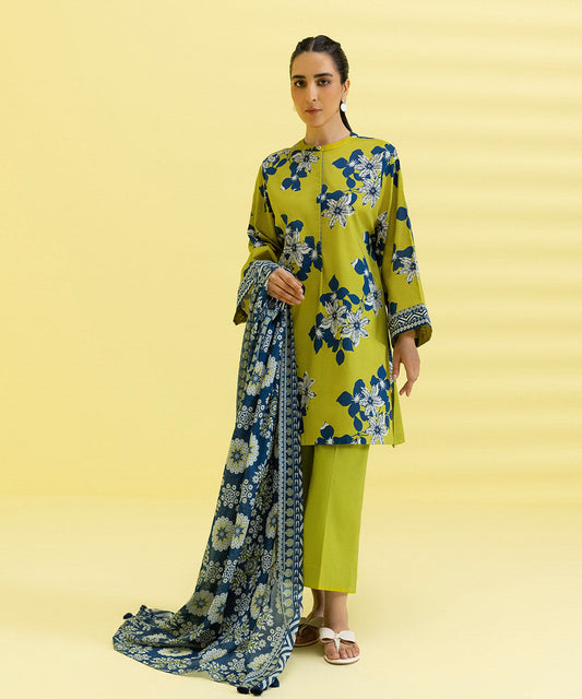3 PIECE - PRINTED LAWN SUIT