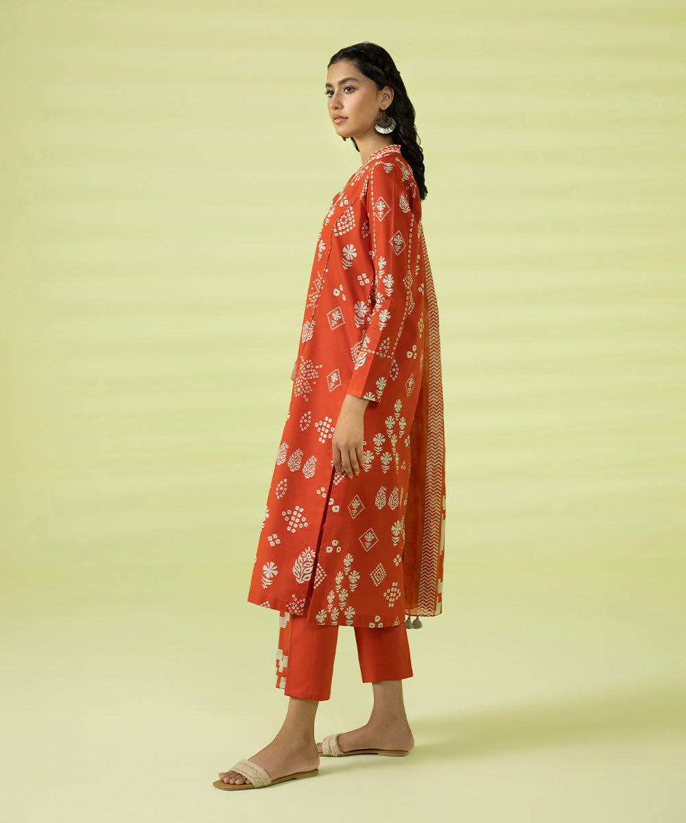 3 PIECE - PRINTED LAWN SUIT