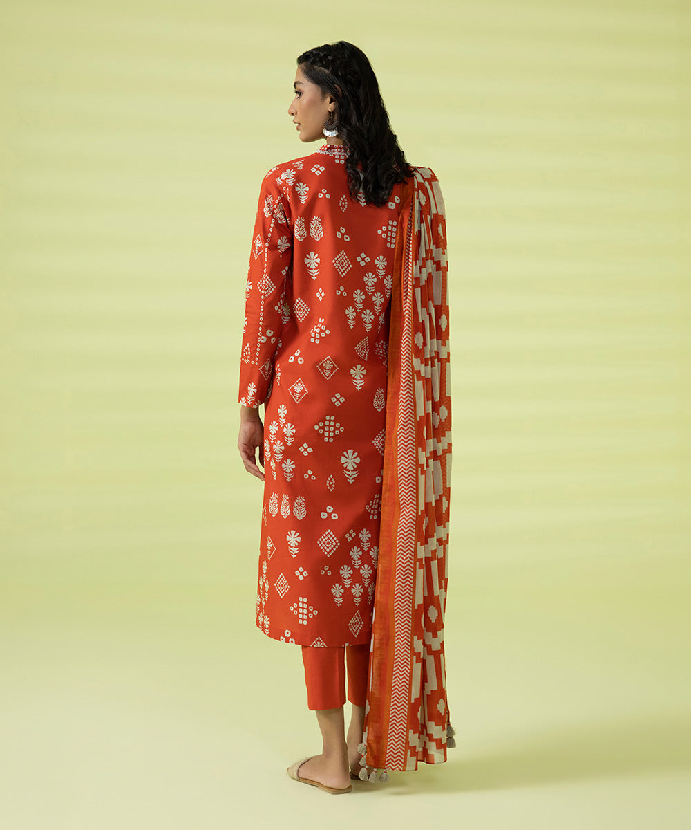 3 PIECE - PRINTED LAWN SUIT