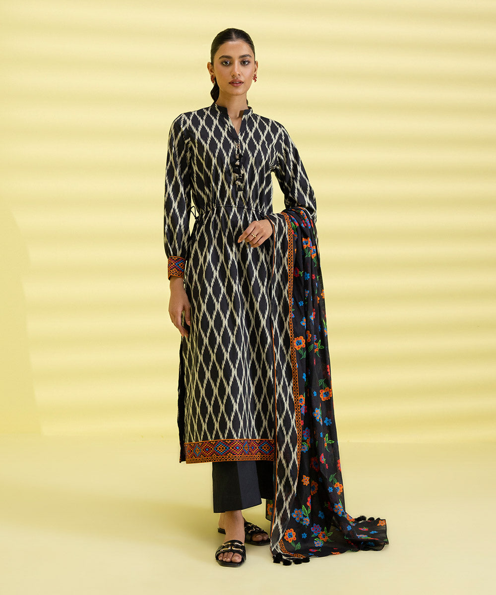 3 PIECE - PRINTED LAWN SUIT