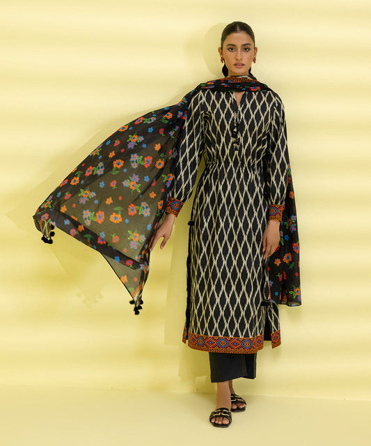 3 PIECE - PRINTED LAWN SUIT