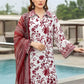 3PC Unstitched Printed Silk Lawn Suit (SUNS7ASI307)