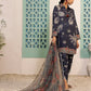 3PC Unstitched Printed Silk Lawn Suit (ASI051)