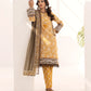 3PC Unstitched Printed Lawn Silk Suit (ASI090)
