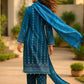 3PC Unstitched Printed Lawn Silk Suit (SUNS7ASI163)