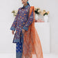 3PC Unstitched Printed Lawn Silk Suit (ASI078)