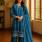 3PC Unstitched Printed Lawn Silk Suit (SUNS7ASI163)